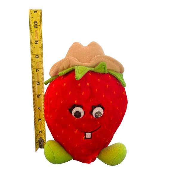 Del Monte Country Strawberry Plush Vintage Toy Collectible Advertising Fruit 9” - Picture 6 of 6